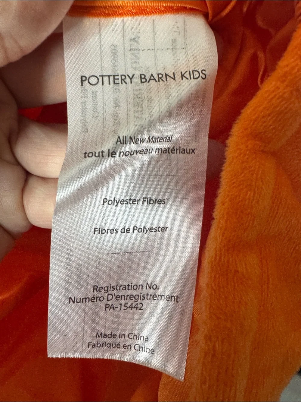 Pottery Bark Kids Glow-in-the-Dark Pumpkin Halloween Costume 4-6 - Picture 6 of 9